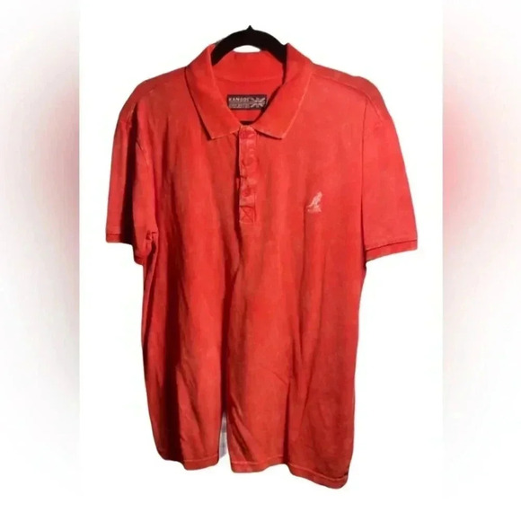 NWT Vintage Kangol 3 button casual streetwear cotton casual short sleeve M - Picture 1 of 4